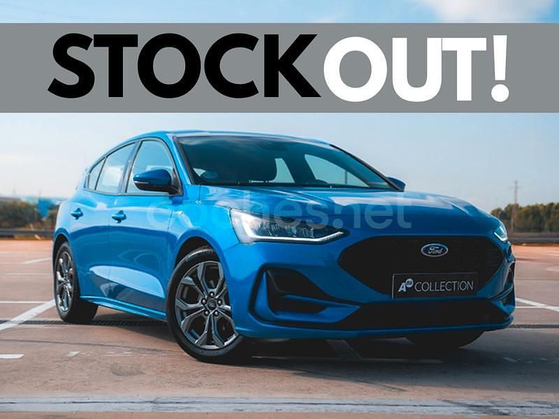 Azul Usado 2023 Ford Focus ST-Line Berlina | 17.990 € (Precio justo) - Imagen 1/4