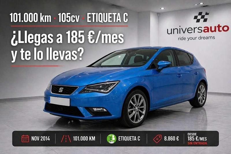 Usado Seat Ibiza Style 105 CV (77 kW) 2014 Azul Utilitario