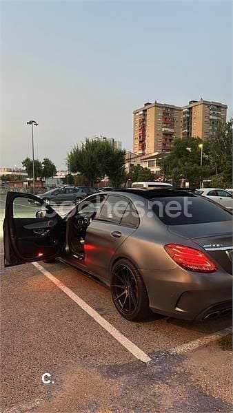 Usado Mercedes C63 AMG 476 CV (350 kW) 2019 Gris / plata Berlina