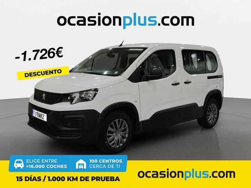 Blanco Usado 2022 Peugeot Rifter Active Monovolumen | 16.490 € (Precio justo) - Imagen 1/4