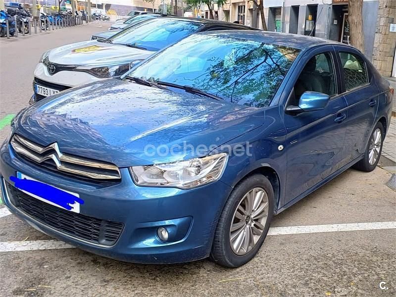 Usado Citroën C-Elysee I Exclusive 92 CV (67 kW) 2014 Azul Berlina
