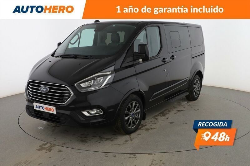 Negro Usado 2021 Ford Tourneo Custom Titanium Monovolumen | 37.199 € (Buen precio) - Imagen 1/3