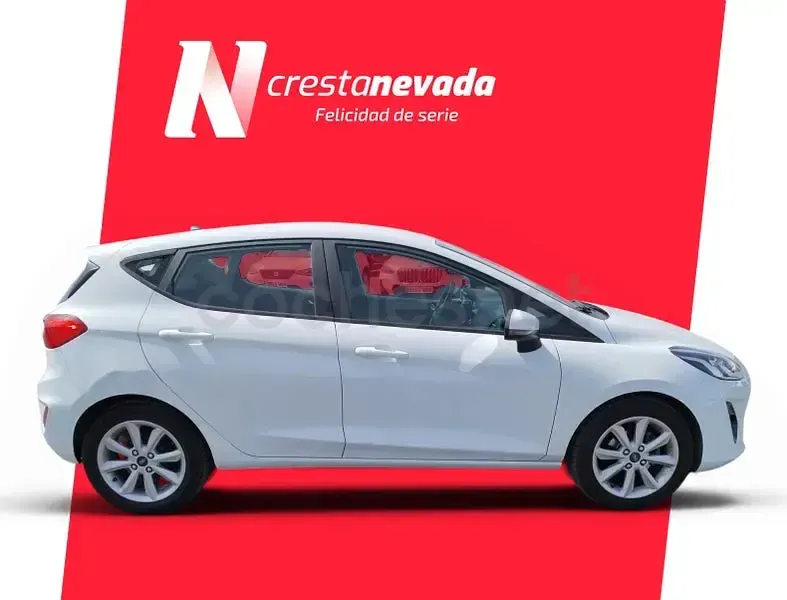 Usado Ford Fiesta Trend 100 CV (73 kW) 2018 Blanco Utilitario