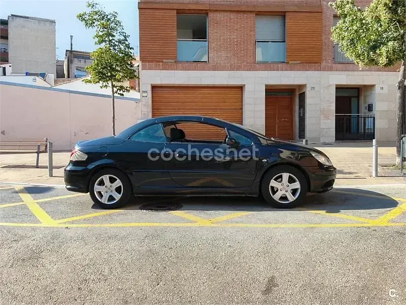 Usado Peugeot 307 CC 110 CV (80 kW) 2005 Negro Descapotable