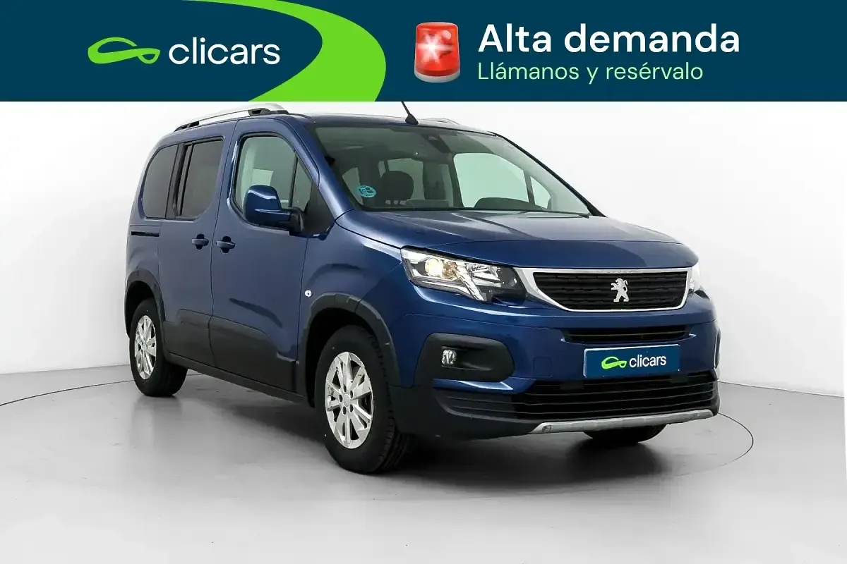 Usado Peugeot Rifter Allure 131 CV (96 kW) 2018 Azul Monovolumen