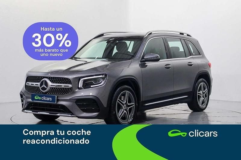 Gris Usado 2021 Mercedes GLB220 SUV | 32.890 € (Precio justo) - Imagen 1/4