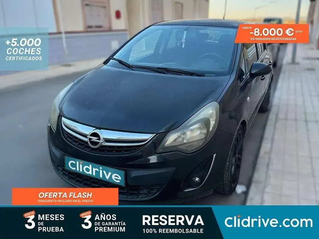 Usado Opel Corsa Color Edition 95 HP (69 kW) 2012 Preto Citadino