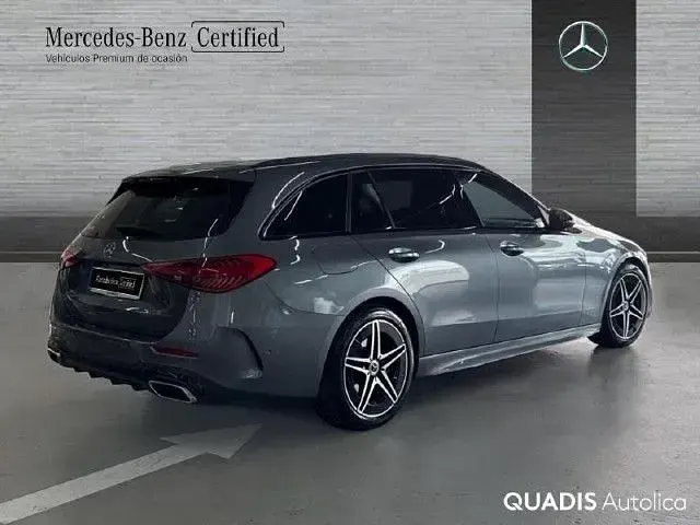 Usado Mercedes C220 200 CV (147 kW) 2025 Gris Familiar