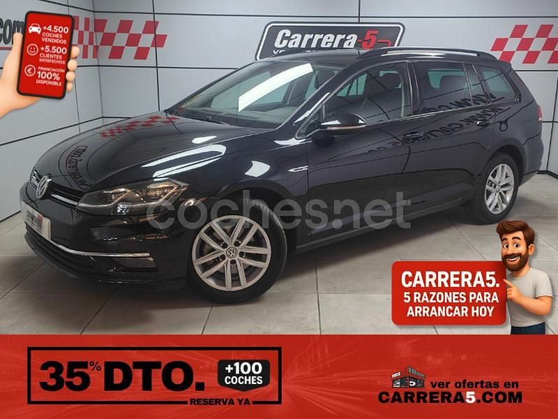 Negro Usado 2019 VW Golf VII Edition Familiar | 8190 € (Precio justo) - Imagen 1/4