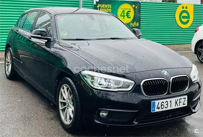 Usado BMW 116 116 CV (85 kW) 2017 Negro Utilitario