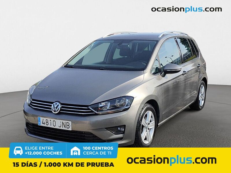 Gris Usado 2016 VW Golf Sportsvan Advance Monovolumen | 12.150 € (Precio justo) - Imagen 1/4