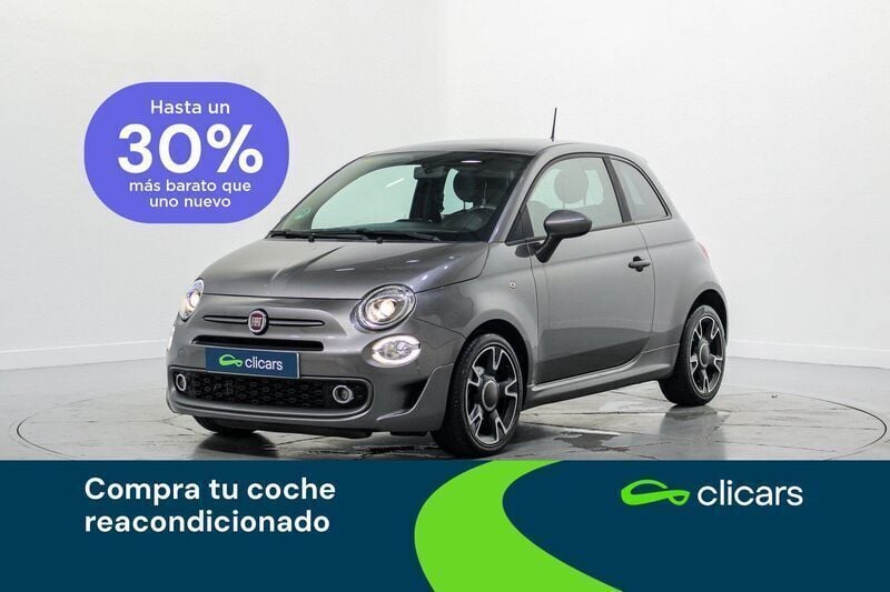 Gris Usado 2016 Fiat 500 S Utilitario | 8990 € (Buen precio) - Imagen 1/4