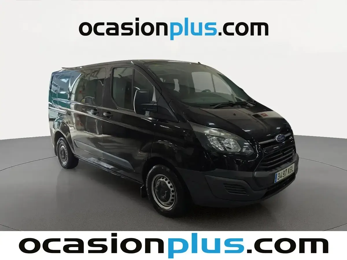 Usado Ford Transit Custom Ambiente 125 CV (91 kW) 2017 Negro Berlina