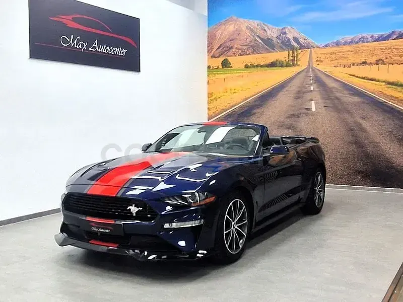 Usado Ford Mustang Convertible 290 CV (213 kW) 2019 Azul Descapotable
