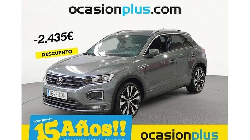 Gris Usado 2021 VW T-Roc R-line SUV | 24.082 € (Precio justo) - Imagen 1/4
