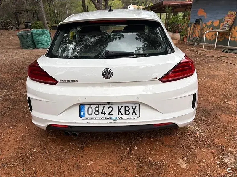 Usado VW Scirocco R-line 125 CV (91 kW) 2017 Blanco Coupe
