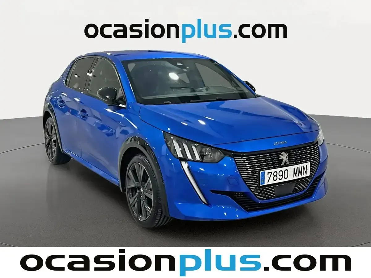 Usado Peugeot 208 GT 100 CV (73 kW) 2024 Azul Utilitario