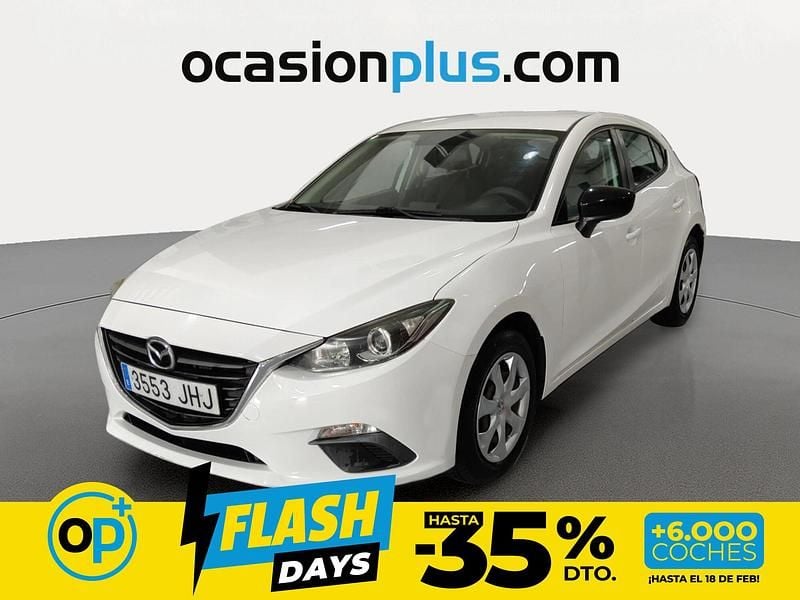 Usado Mazda 3 101 CV (74 kW) 2015 Blanco Berlina