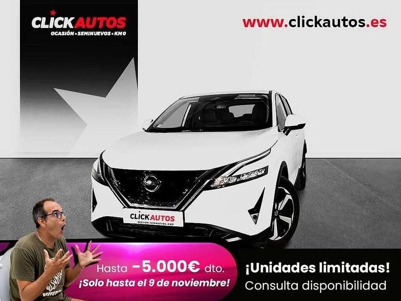 Blanco Usado 2022 Nissan Qashqai N-Connecta SUV | 19.800 € (Precio justo) - Imagen 1/4