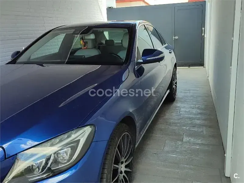 Usado Mercedes C220 AMG 170 HP (125 kW) 2015 Azul Sedan