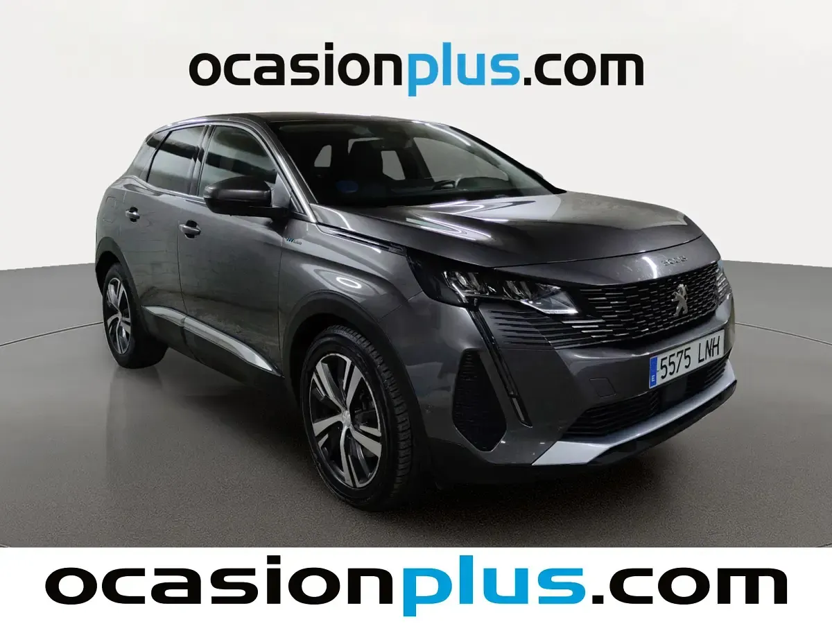 Usado Peugeot 3008 Allure 225 CV (165 kW) 2021 Gris Utilitario