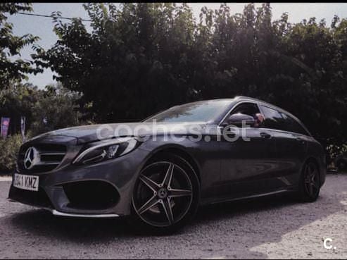 Usado Mercedes C220 170 CV (125 kW) 2018 Gris / plata Familiar
