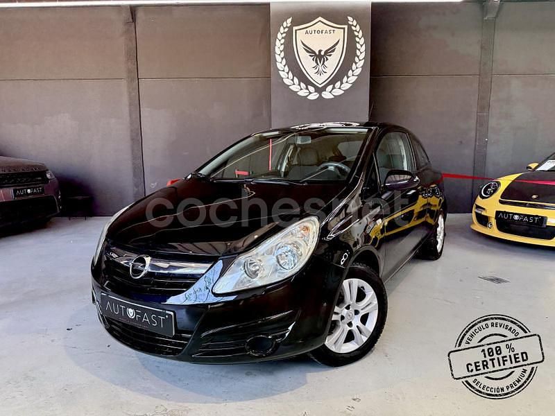 Negro Usado 2009 Opel Corsa Sport Berlina | 5450 € (Precio justo) - Imagen 1/4