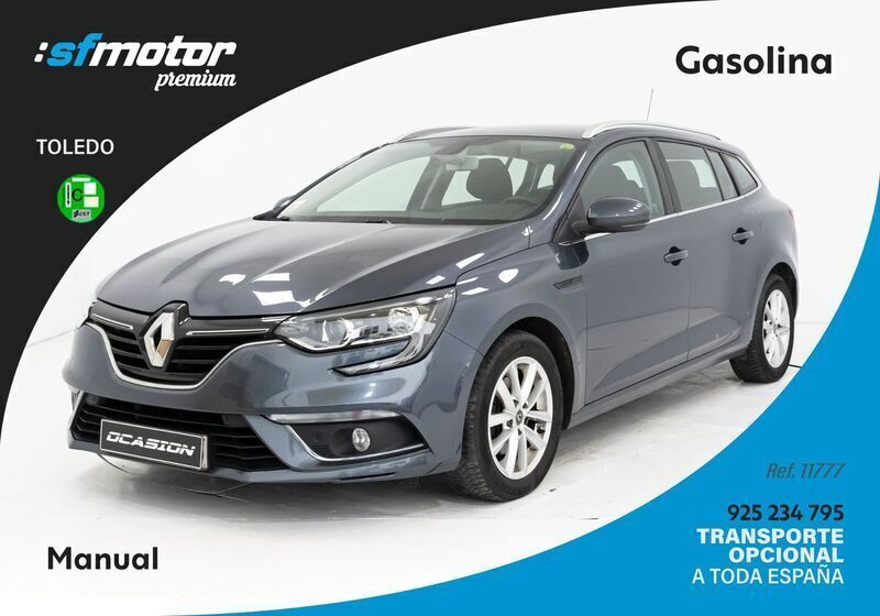 Gris Usado 2020 Renault Mégane GrandTour Intens Familiar | 12.900 € (Precio justo) - Imagen 1/4