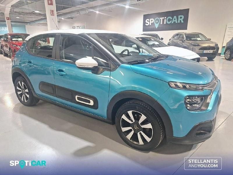 Usado Citroën C3 Feel 83 CV (61 kW) 2021 Azul Utilitario