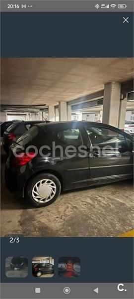 Usado Peugeot 207 70 CV (51 kW) 2010 Negro Berlina
