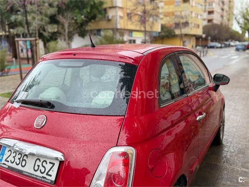 Usado Fiat 500 Lounge 69 CV (50 kW) 2010 Rojo Berlina