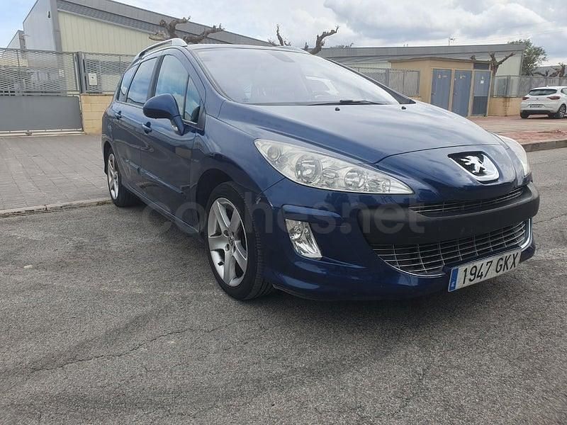 Usado Peugeot 308 SW Premium 110 CV (80 kW) 2009 Azul Familiar