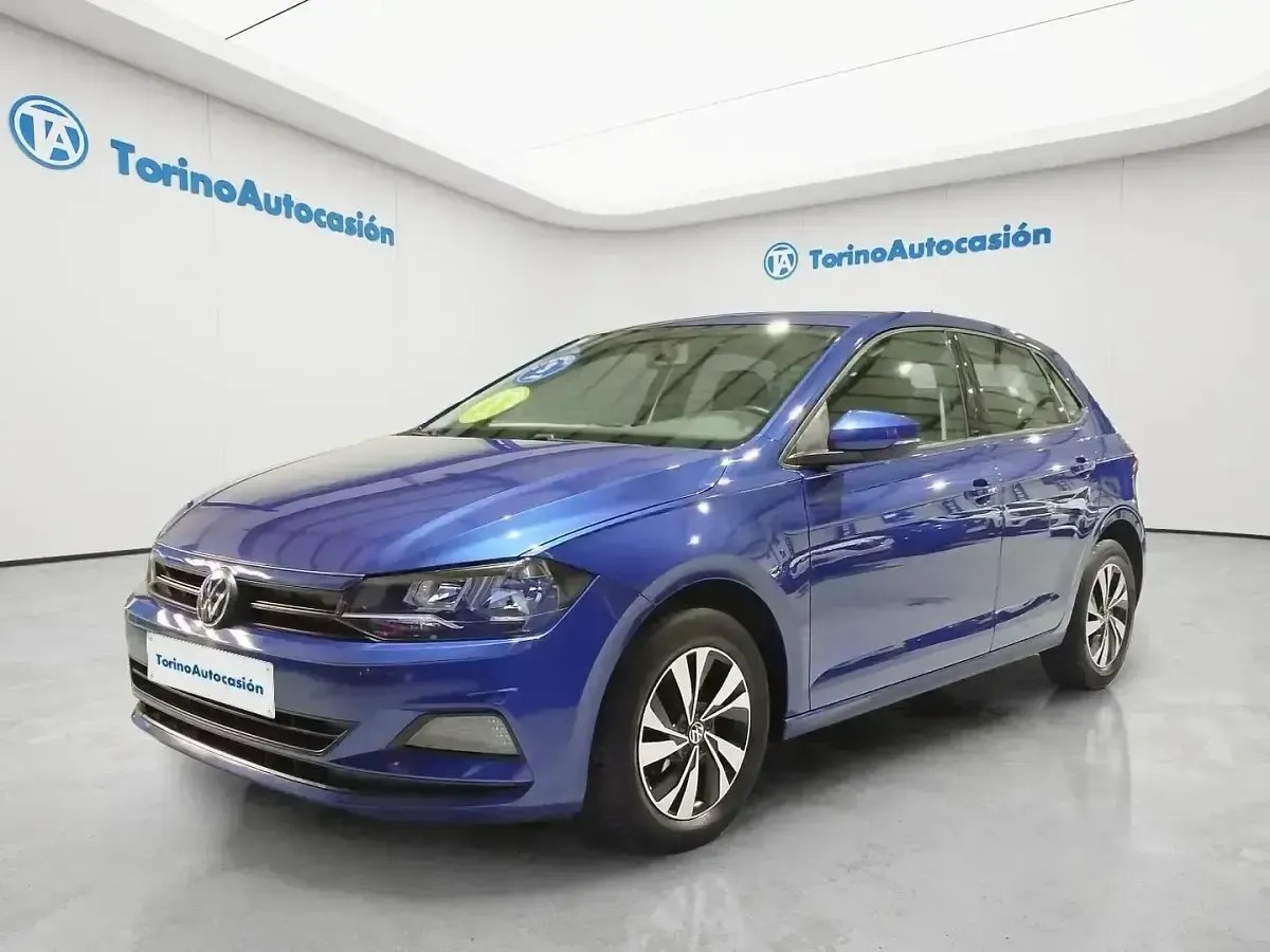 Usado VW Polo Advance 95 CV (69 kW) 2021 Azul Utilitario
