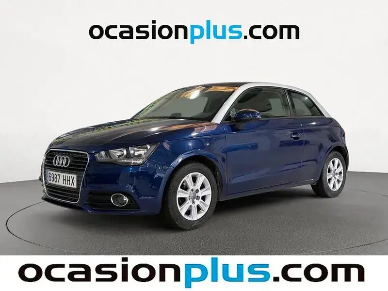 Azul Usado 2012 Audi A1 Attraction Utilitario | 9950 € (Precio justo) - Imagen 1/4