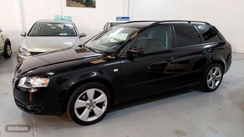 Usado Audi A4 140 CV (102 kW) 2006 Negro Familiar