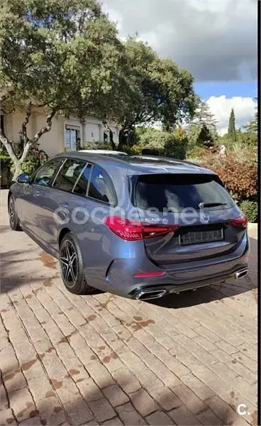 Usado Mercedes C300e 313 CV (230 kW) 2024 Azul Familiar