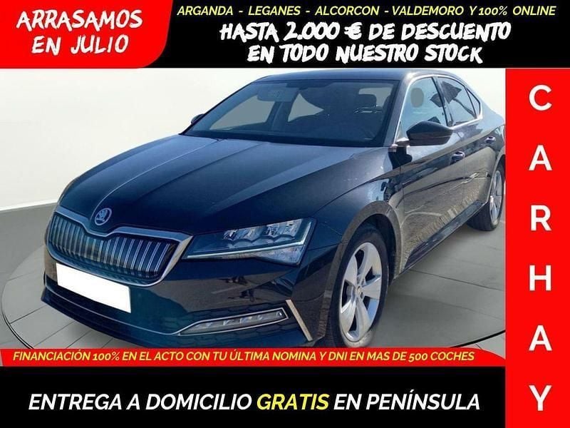 Negro Usado 2021 Skoda Superb Ambition | 20.990 € (Precio justo) - Imagen 1/4