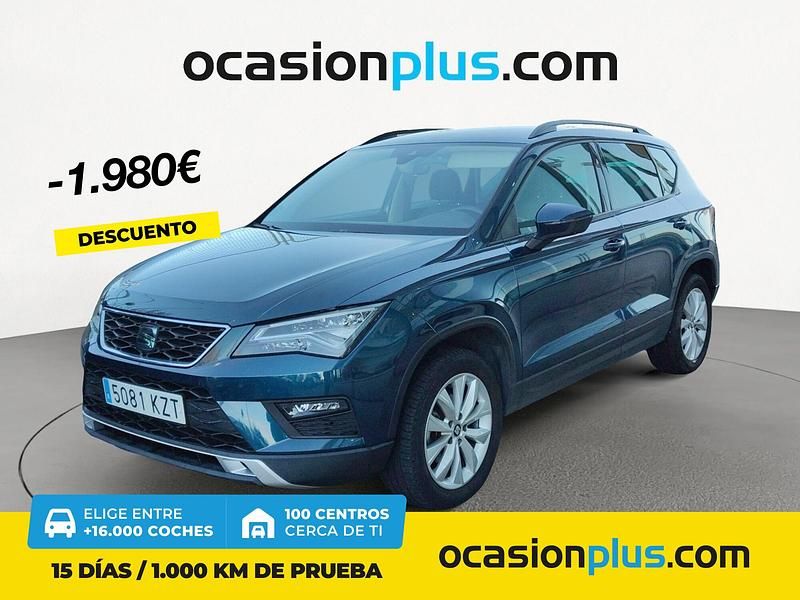 Azul Usado 2019 Seat Ateca Style SUV | 21.790 € (Caro) - Imagen 1/4
