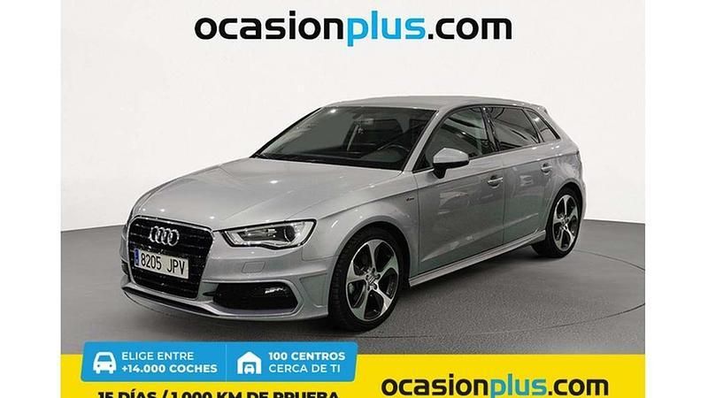 Plateado Usado 2016 Audi A3 Sportback S-Line Utilitario | 21.900 € (Caro) - Imagen 1/4