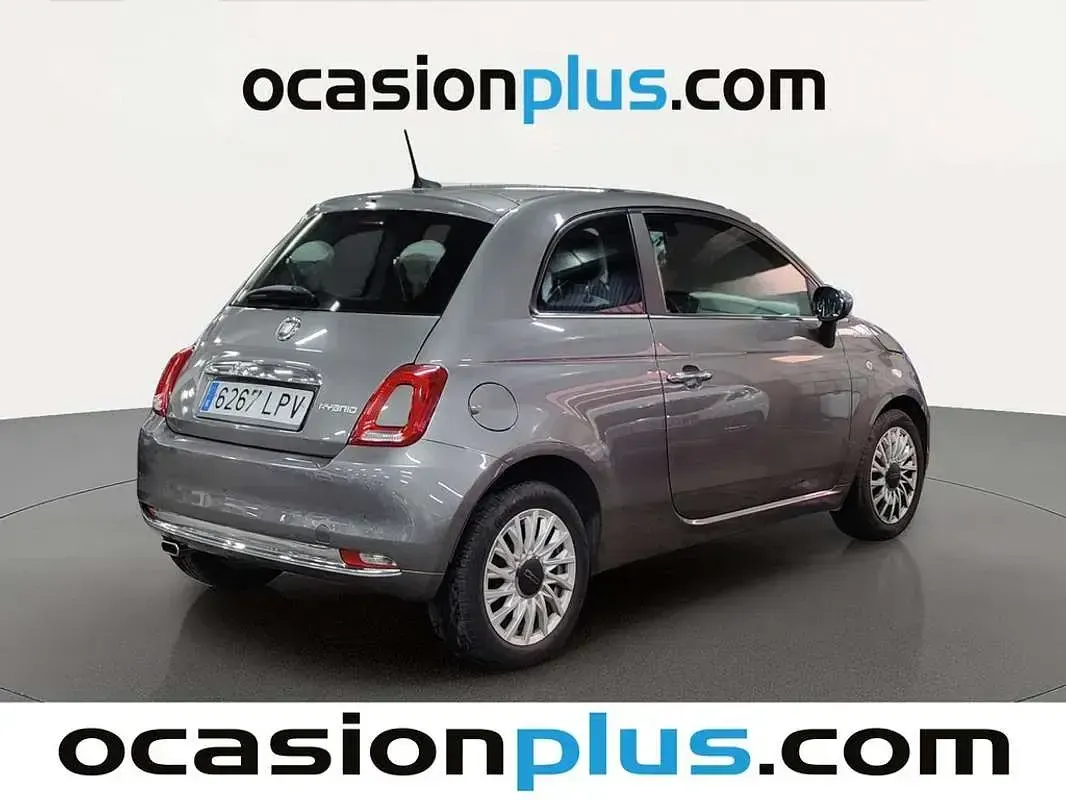 Usado Fiat 500C Dolcevita 71 CV (52 kW) 2021 Gris Descapotable