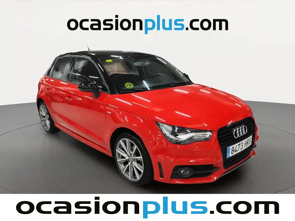 Używany Audi A1 Sportback S-Line 90 KM (66 kW) 2013 Czerwony Hatchback