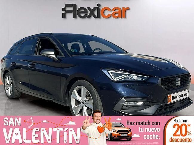 Negro Usado 2021 Seat Leon FR Berlina | 16.690 € (Precio justo) - Imagen 1/4