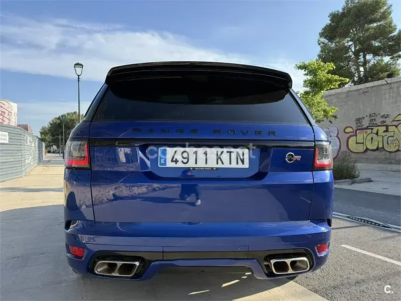 Usado Land Rover Range Rover Sport SVR 575 CV (422 kW) 2019 Azul SUV