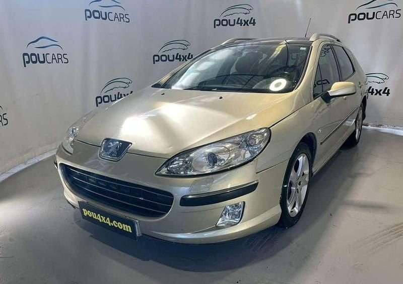 Usado Peugeot 407 Sport 136 CV (100 kW) 2006 Plateado Familiar