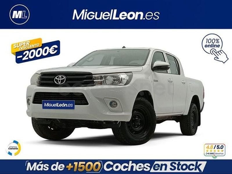 Usado Toyota HiLux 150 CV (110 kW) 2020 Blanco Pickup/Camioneta