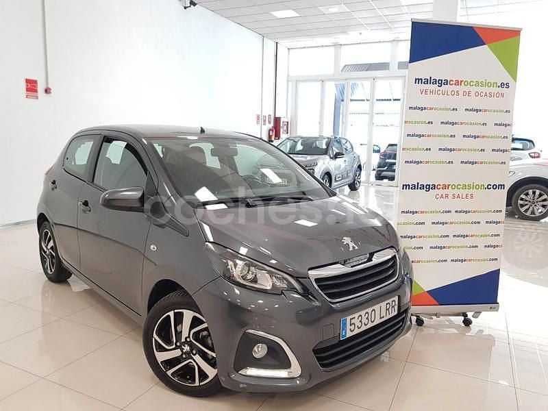 Gris / plata Usado 2021 Peugeot 108 Allure Utilitario | 8500 € (Buen precio) - Imagen 1/4
