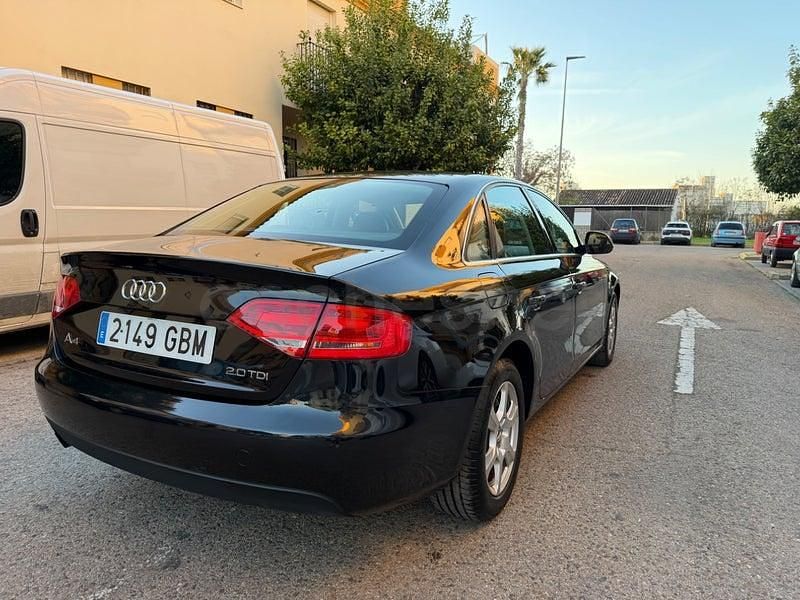 Usado Audi A4 140 CV (102 kW) 2008 Negro Berlina