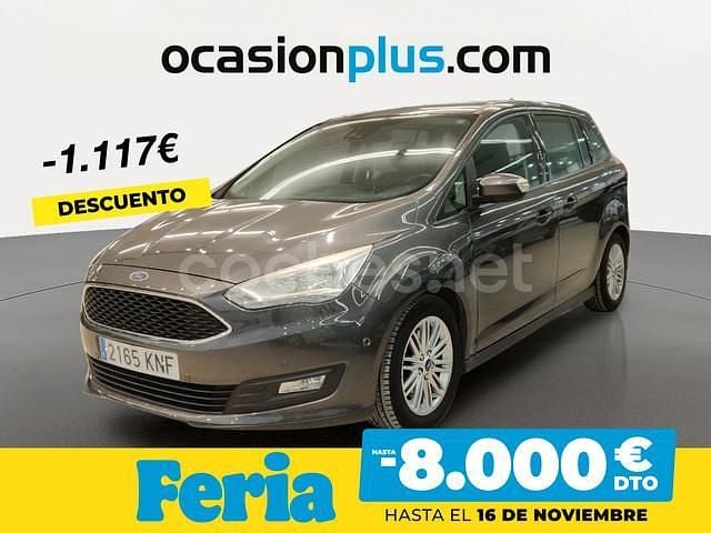 Gris / plata Usado 2018 Ford Grand C-Max Trend Monovolumen | 12.290 € (Precio justo) - Imagen 1/4