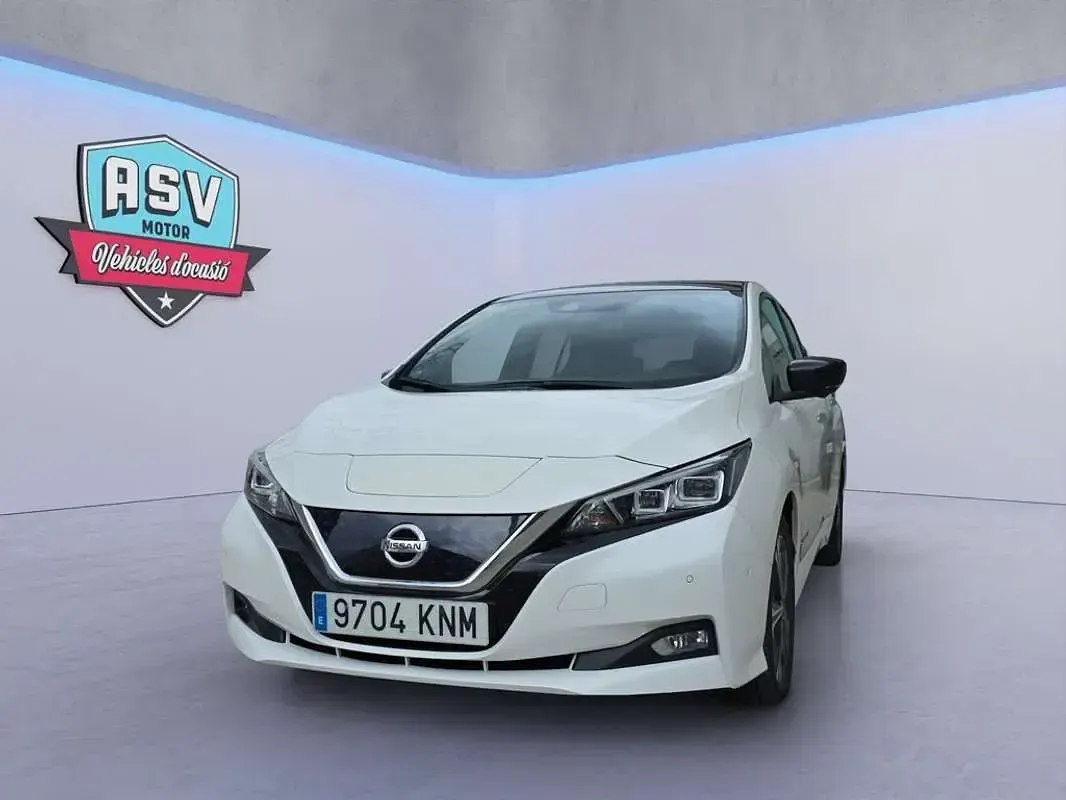 Usado Nissan Leaf Tekna 110 kW (150 CV) 2018 Blanco Utilitario