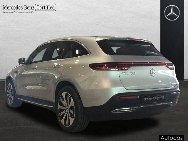 Usado Mercedes EQC400 Electric Art 300 kW (408 CV) 2019 Plata hightech SUV